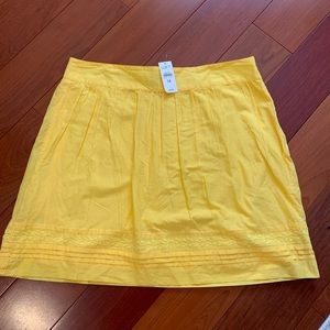 Loft Yellow Skirt NWT